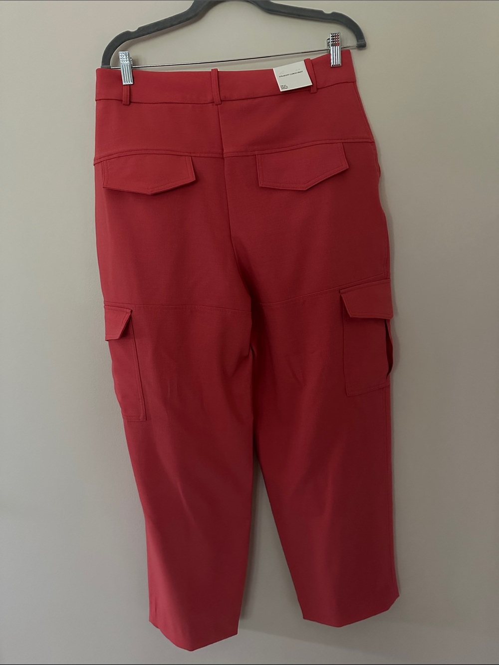 Banana Republic Mango Orange Full Length Cargo Trousers